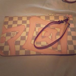 Louis Vuitton Tahitienne Damier Azur Pochette
